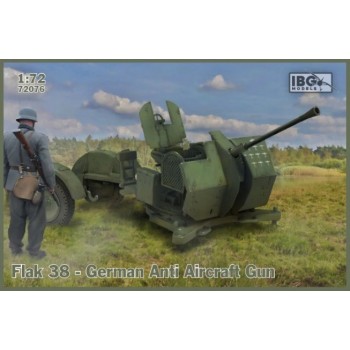 1/72 IBG Flak 38 German Anti Aircraft Gun IBG72076 